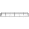 Dog Kennel Black 64.6 ft¬≤ Steel
