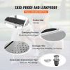VEVOR 50" Pet Dog Bathing Station w/Stairs, Professional Stainless Steel Dog Grooming Tub w/ Soap Box, Faucet,Rich Accessory, Dog Bathtub for Large,Me
