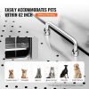 VEVOR 62" Pet Dog Bathing Station w/Ramp, Professional Stainless Steel Dog Grooming Tub w/ Soap Box, Faucet,Rich Accessory,Bathtub for Large,Medium,Sm