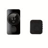 1pc smart wireless doorbell, smart 2.4G WIFI video doorbell, Tuya APP smart system control, two-way intercom, night vision function, video call, home